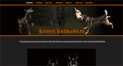 Desktop Screenshot of kennelkulovalkean.com